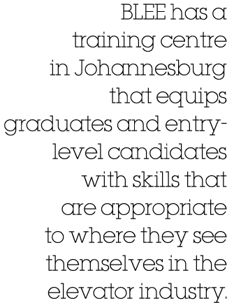 BLEE has a training centre in Johannesburg that equips graduates and entry level candidates with skills that are appr...