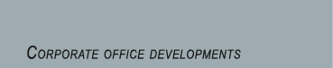 Corporate office developments